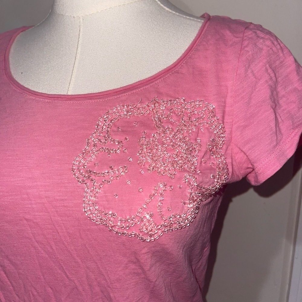 Ann Taylor Loft Pink Women's Top - Picture 2 of 5